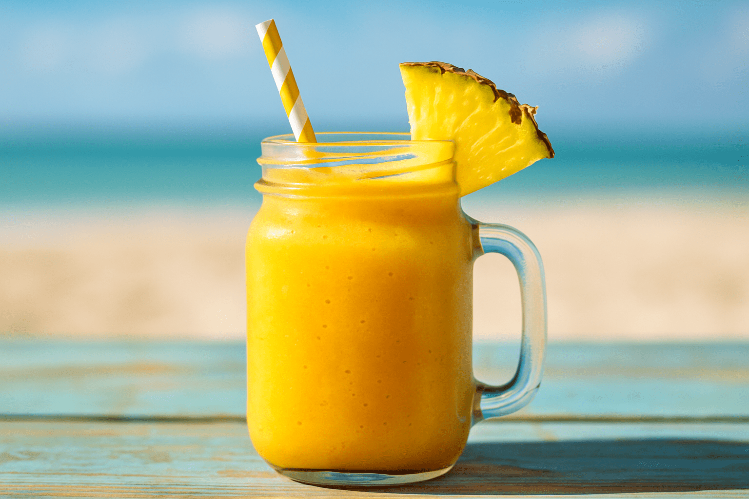 Cocktail Maison “Smoothie Mangue-Ananas”